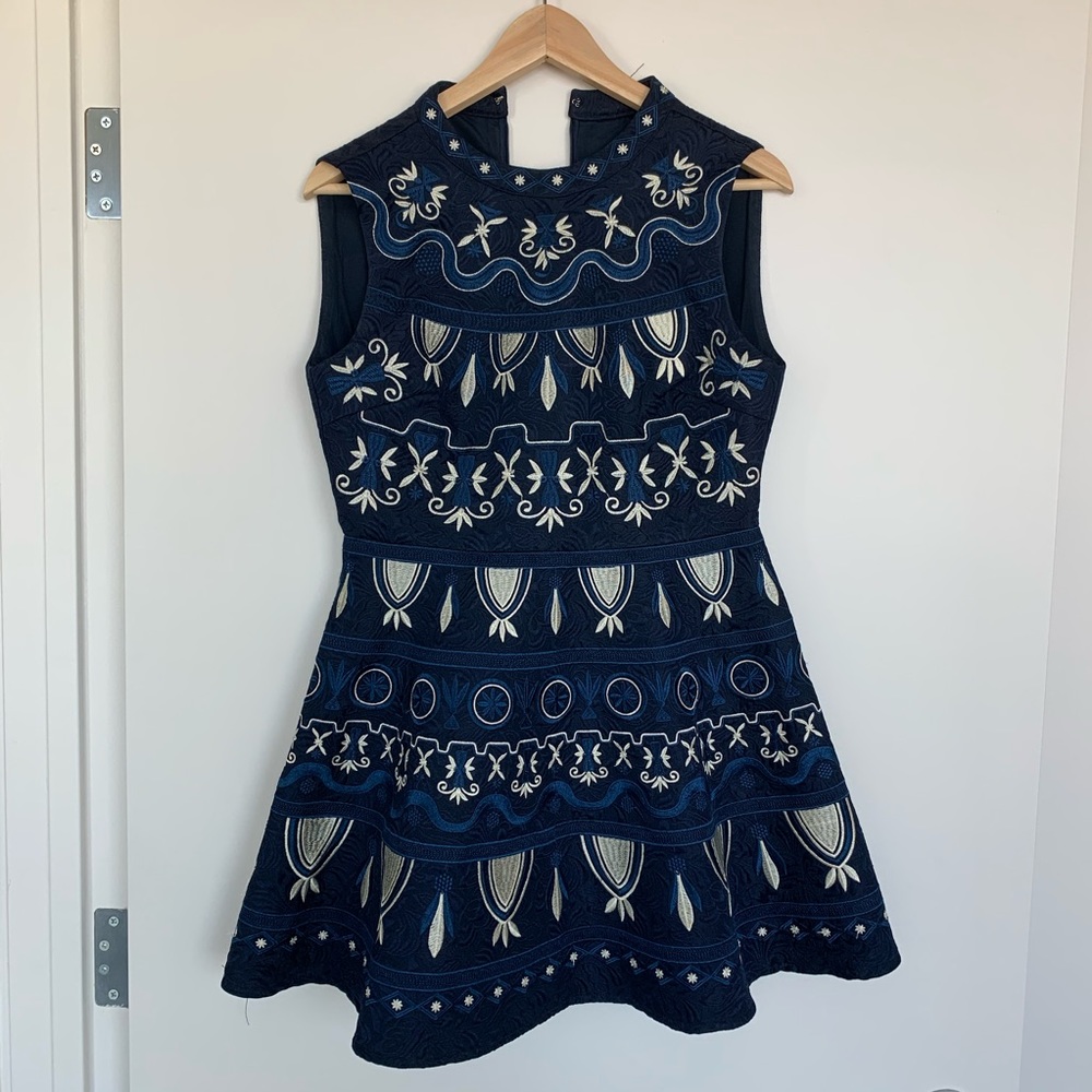 Elegant embroidered dress